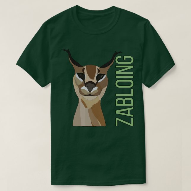 Zabloing Cat Meme 1 T-Shirt (Design Front)
