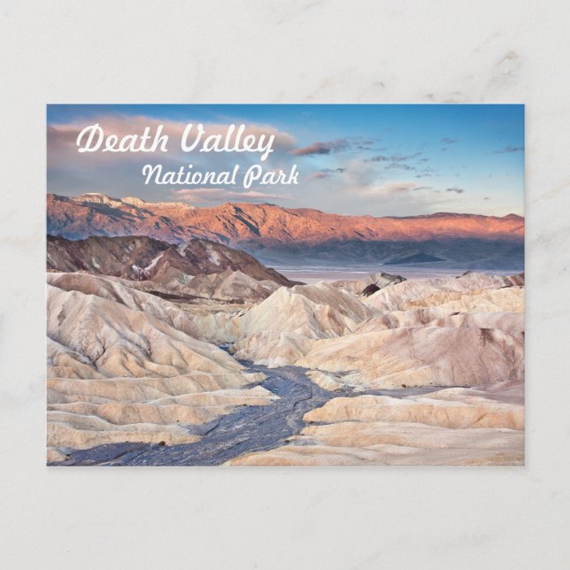 Zabriskie Point in Death Valley Postcard (Front)