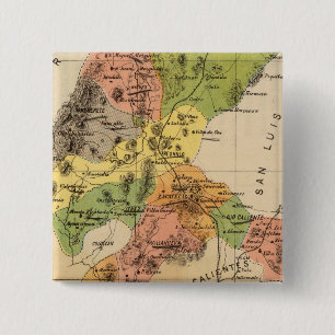 Zacatecas, Mexico 15 Cm Square Badge
