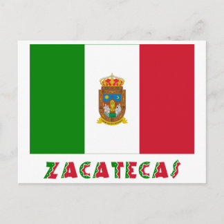Zacatecas Unofficial Flag Postcard