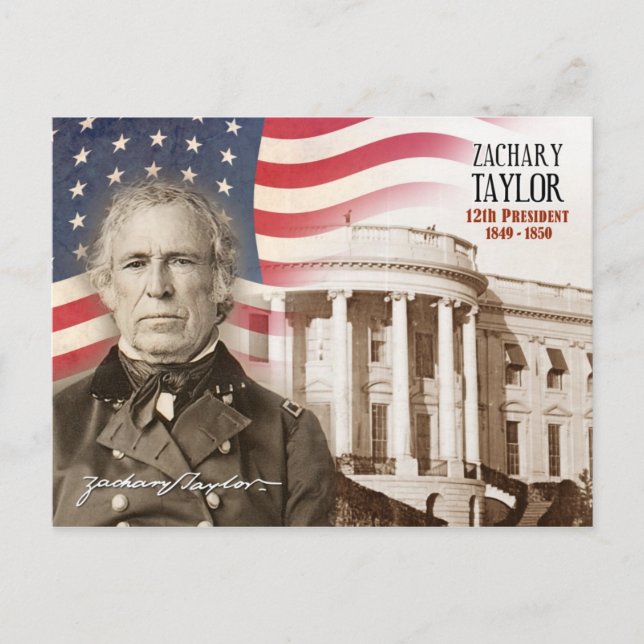 Zachary Taylor - 12th President of the U.S. Postcard (Front)