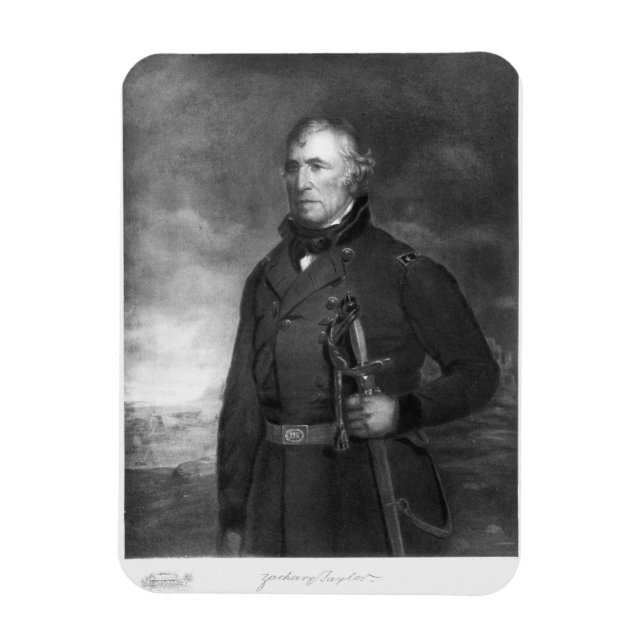Zachary Taylor, 12th President of the United State Magnet (Vertical)