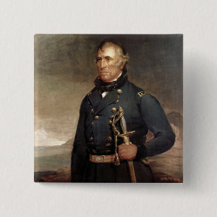 Zachary Taylor 15 Cm Square Badge