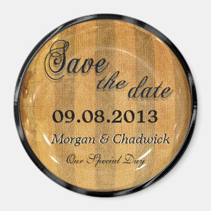 Zachée Save the Date Magnet