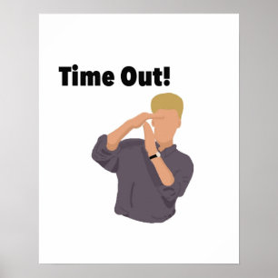 Zack Morris Time Out Digital Painting Poster