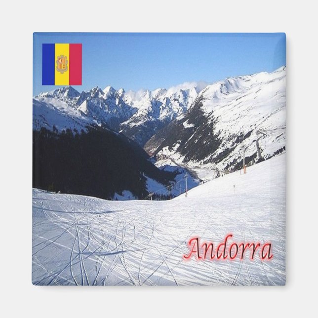 zAD013 GRAU ROIG Andorra, Fridge Magnet (Front)