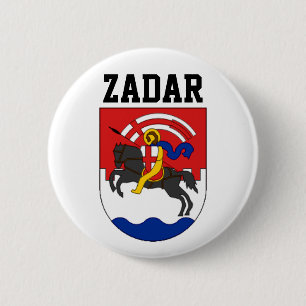 Zadar coat of arms (Croatia) 6 Cm Round Badge