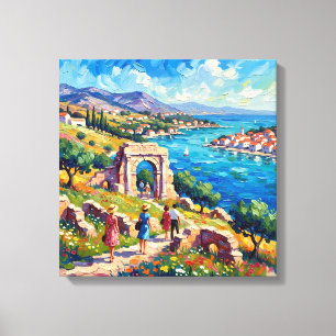 Zadar Croatia Coastal Landscape Wall Decor