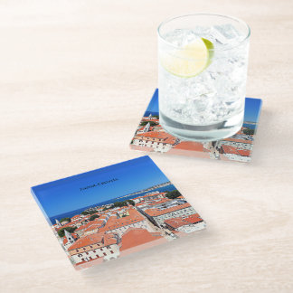 Zadar, Croatia, Old Town, Glass Coaster