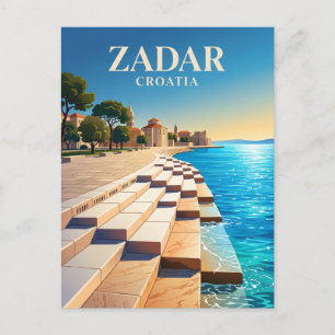 Zadar Sea Organ Croatia Postcard
