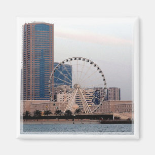 zAE011 SHARJAH, THE EYE, UAE, Fridge Magnet