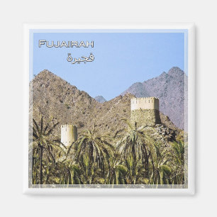 zAE031 FUJAIRAH looktower, United Arab Emirates, Magnet