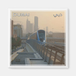 zAE039 DUBAI subway, United Arab Emirates, UAE,  Magnet