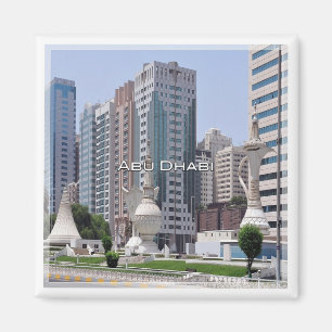 zAE055 ABU DHABI city centre, UAE, Fridge Magnet