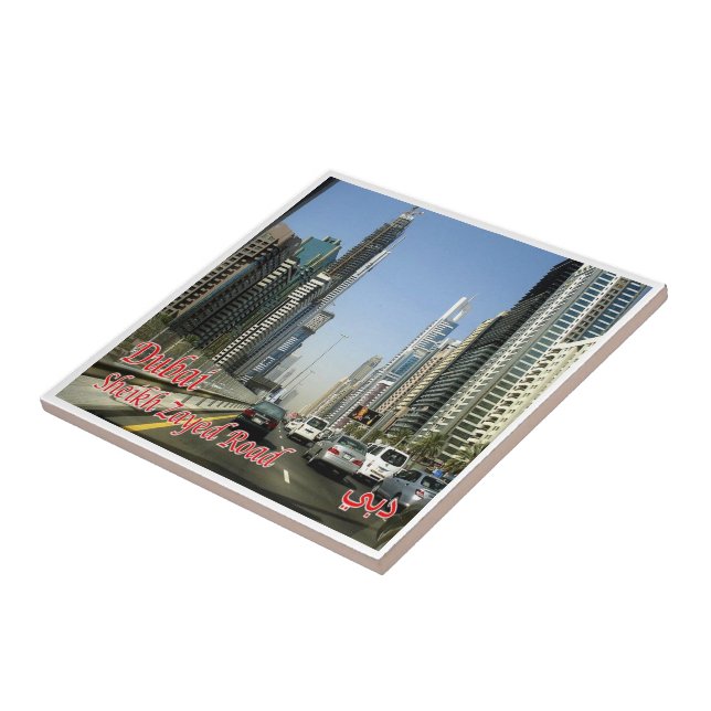 zAE067 DUBAI Sheikh Zayed Road, Tile (Side)