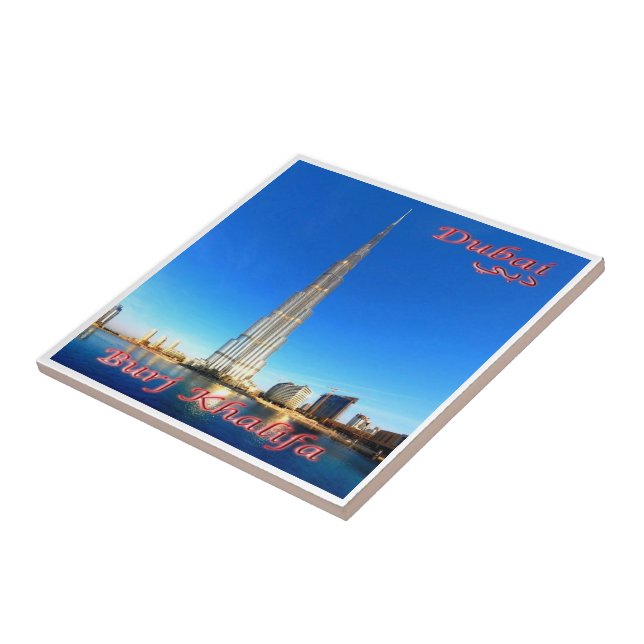 zAE073 DUBAI Burj Khalif, UAE, Asia, Tile (Side)
