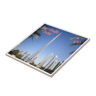 zAE076 DUBAI BURI KHALIFA, Middle East, Tile