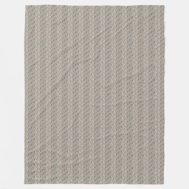 Zag Dot Fleece Blanket (Front)