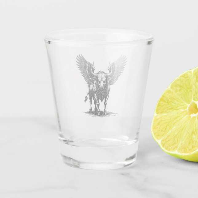 Zagan Unleashed Shot Glass (Back)