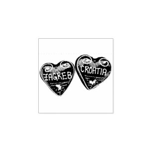Zagreb, Croatia: Heart-Shaped Licitar Rubber Stamp