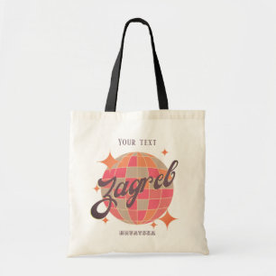 Zagreb Croatia Hrvatska retro holiday fashion  Tote Bag