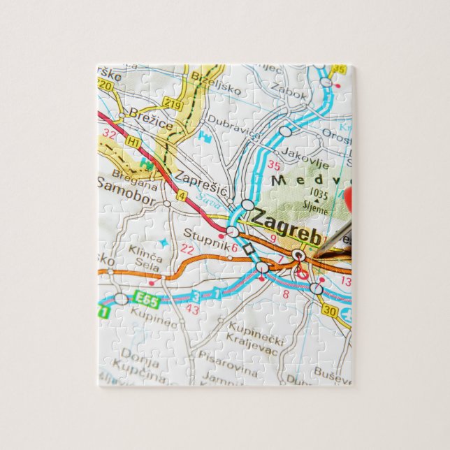 Zagreb, Croatia Jigsaw Puzzle (Vertical)