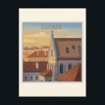 Zagreb - Croatia - Vintage Travel Postcard<br><div class="desc">Zagreb - Croatia - Vintage Travel Postcard</div>