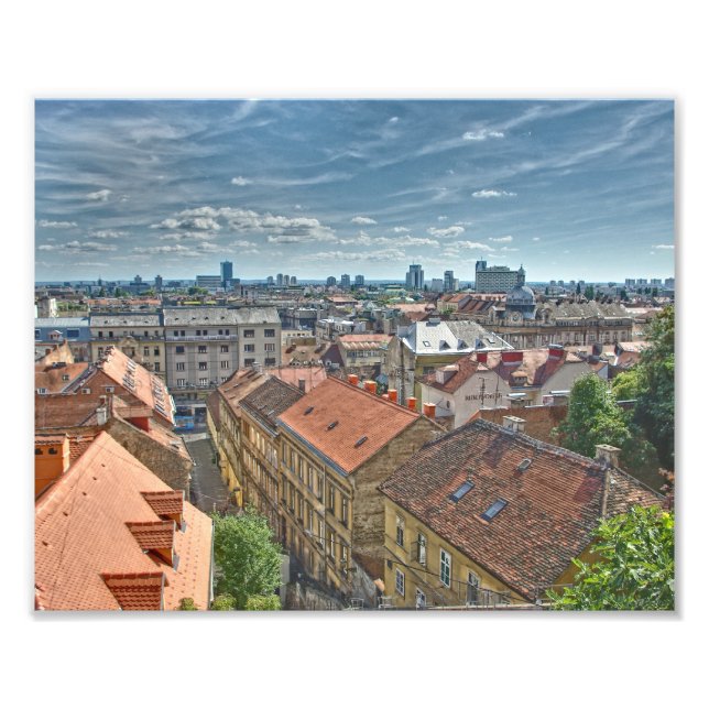 Zagreb Photo Print (Front)