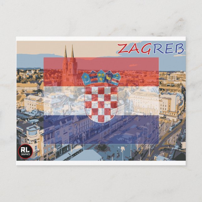 Zagreb Postcard (Front)