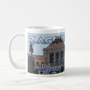 Zagreb, Visit Croatia I Love Coffee Mug