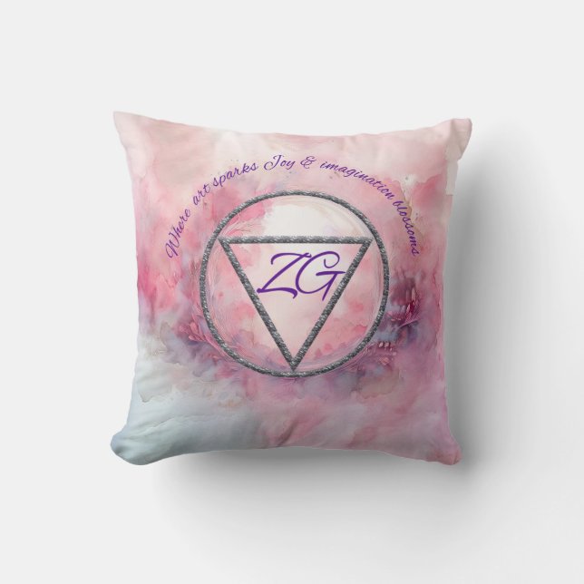 ZahariaGrace Brand Merchandize Cushion (Front)