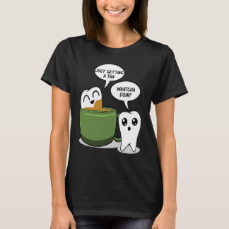 Zahn Bath In Coffee  Dentist Dental Aid T-Shirt