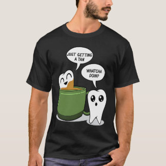 Zahn Bath In Coffee  Dentist Dental Aid T-Shirt