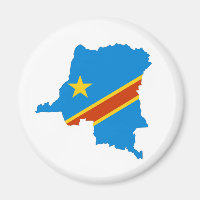 zaire congo country flag map