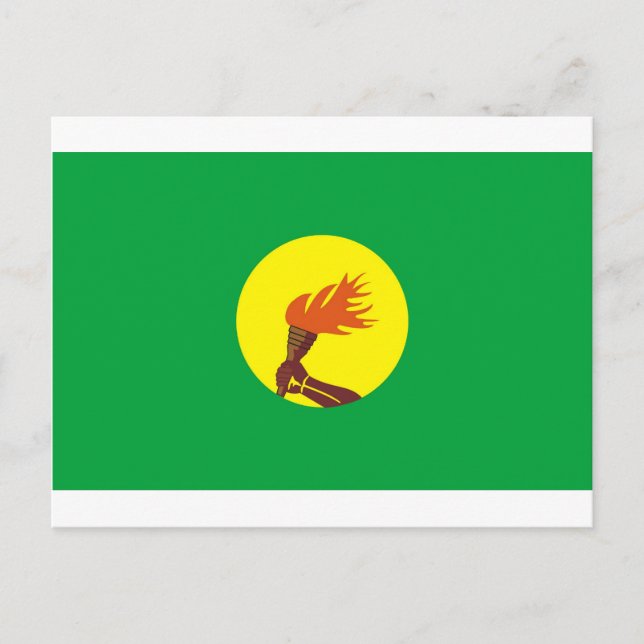 Zaire-Congo flag Postcard (Front)