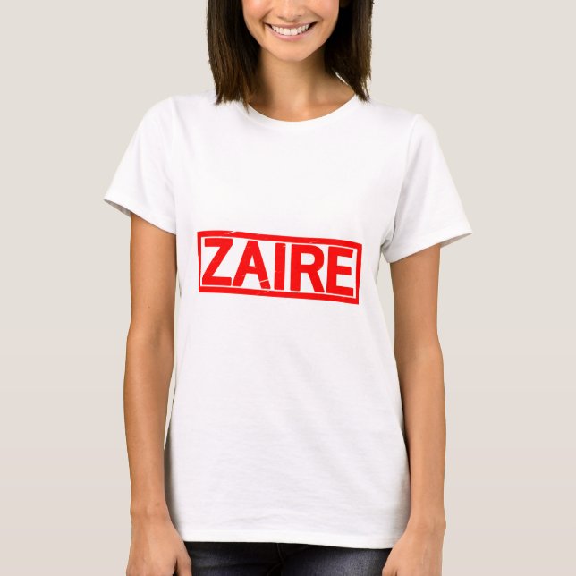Zaire Stamp T-Shirt (Front)