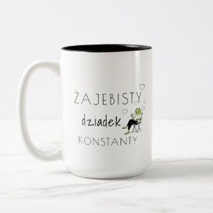 Żajebisty Dziadek Personalised Mug Funny Polish