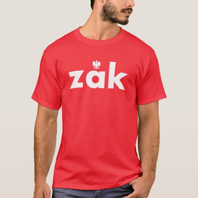 ZAK Polish Last Name Tshirt (Front)