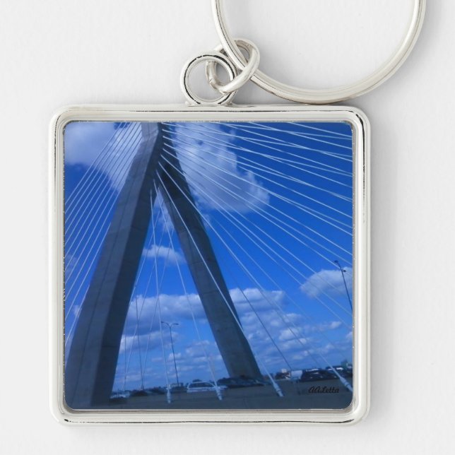 Zakim Bridge, Boston Keychain (Front)