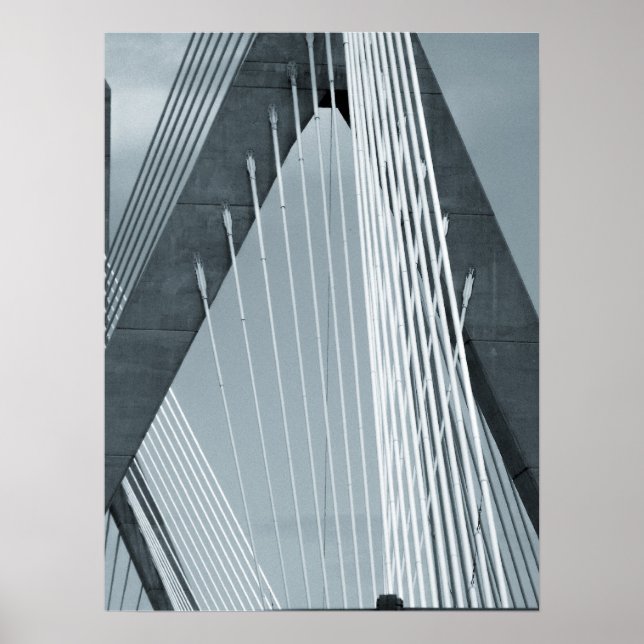 Zakim Bridge Boston Poster (Front)