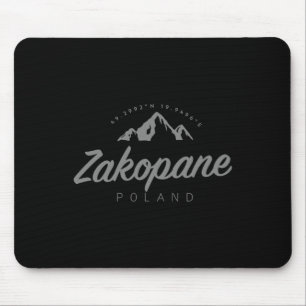 Zakopane Mountain Vacation Skiing Poland Mouse Pad