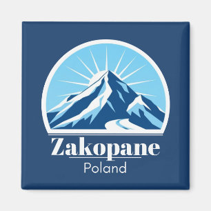 Zakopane Poland Tatra ski resort souvenir Magnet