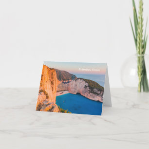 Zakynthos, Greece. Holiday Card