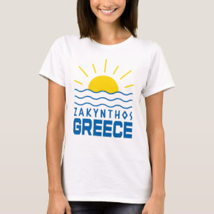 Zakynthos Greece Sunshine And Sea Waves Women's T-Shirt