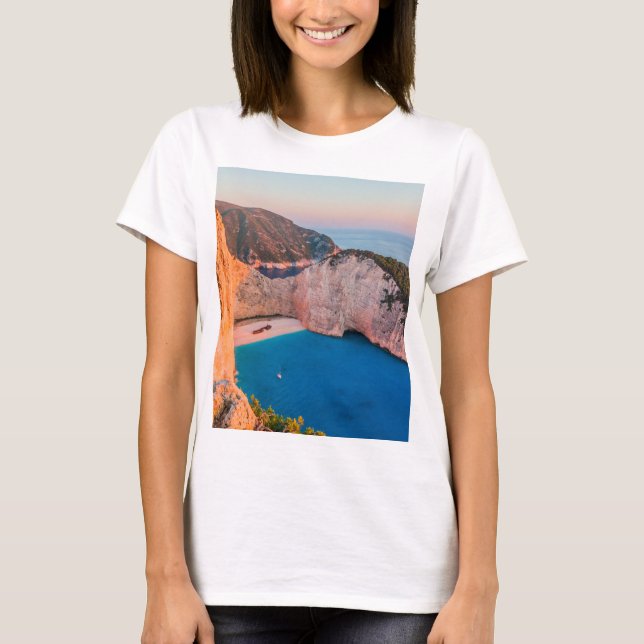 Zakynthos, Greece. T-Shirt (Front)