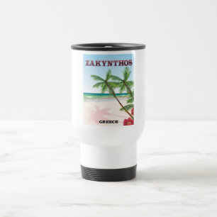 Zakynthos Greece travel poster Travel Mug