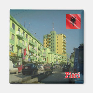 zAL008 FIER Albania, Fridge Magnet