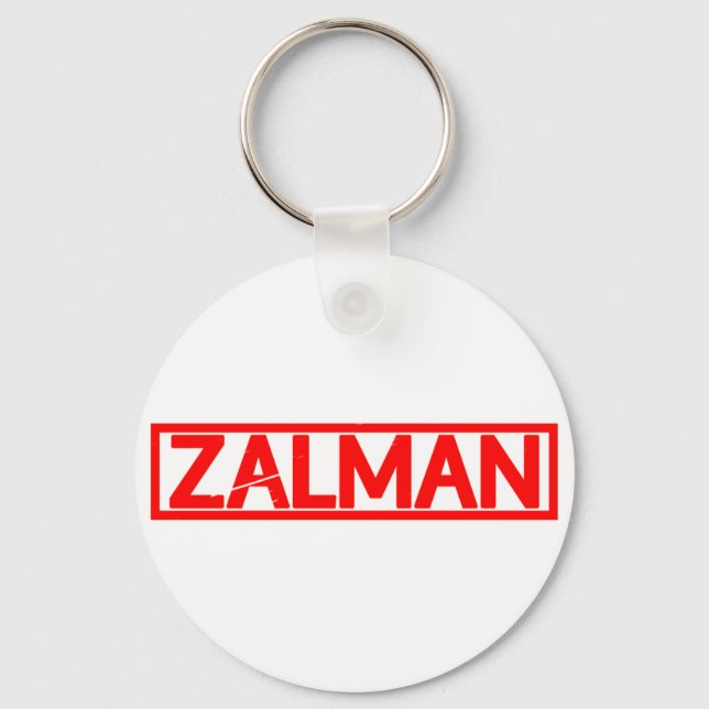 Zalman Stamp Key Ring (Front)