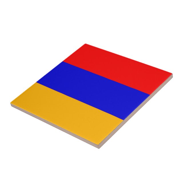 zAM001 Armenian FLAG Armenia, Tile (Side)