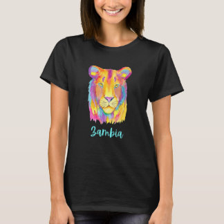 Zambia African Lion Wildlife And Nature T-Shirt